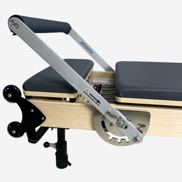 PK-PF1002 Maple wood foldable Pilates body shaping bed, bed leg height adjustable, high quality home foldable Pilates body shaping bed - Image 5