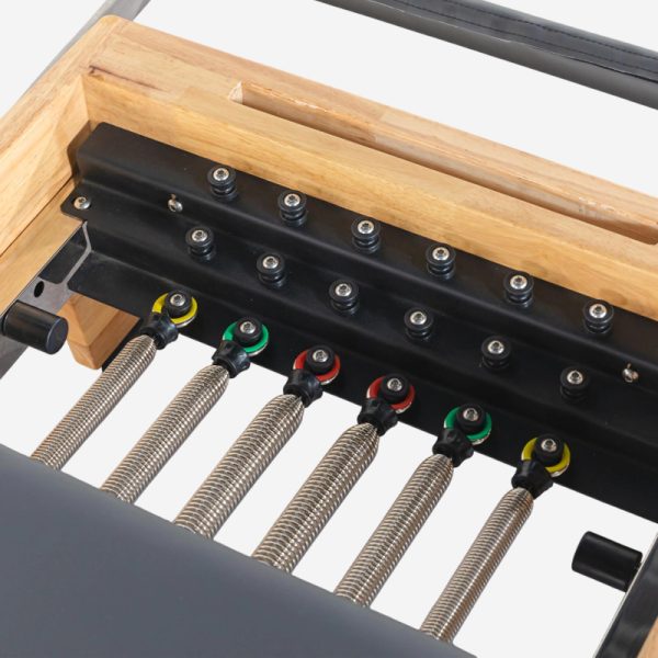 PK-PX1001 Best-Selling Wooden Equipment Oak Pilates Reformer for Home and Gym Training - Image 4