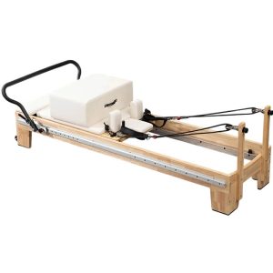 PK-PX1002 Oak Wooden Full Track Two Way Sliding Pilates Reformer