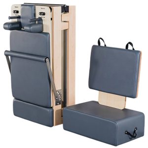 PK-PF1004 Maple wood folding Pilates reformer, easy to move and store, suitable for home exercise