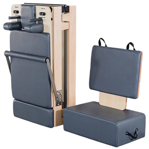 PK-PF1004 Maple wood folding Pilates reformer, easy to move and store, suitable for home exercise