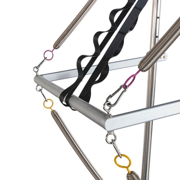 PK-PL1007B Aluminum Alloy Pilates Small White Bed with Tower Core Trainer - Image 3