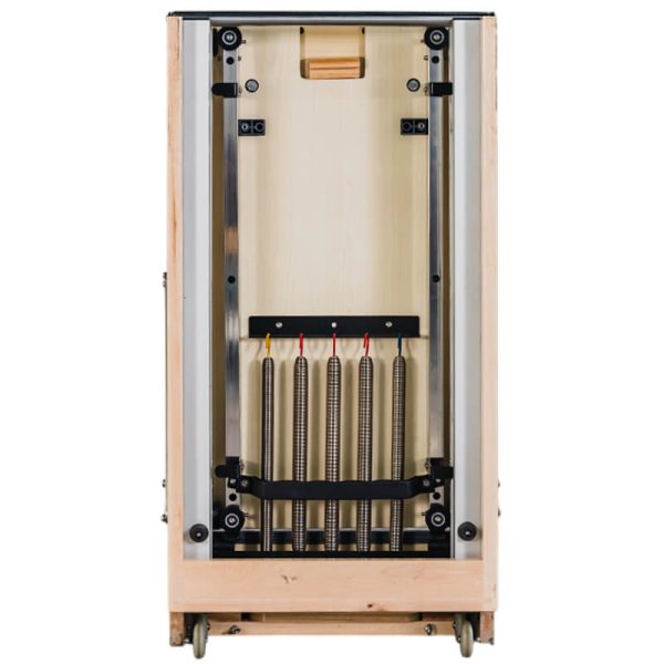PK-PF1004 Maple wood folding Pilates reformer, easy to move and store, suitable for home exercise - Image 3