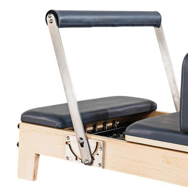 PK-PF1004 Maple wood folding Pilates reformer, easy to move and store, suitable for home exercise - Image 5