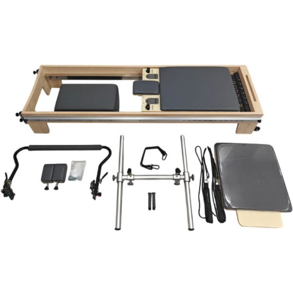 PK-PF1005 Maple Wood Full Track Aluminum Pole Pilates Reformer - Image 7