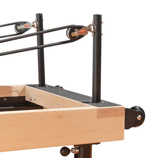 PK-PF1006 High-end maple wood folding Pilates reformer for home Pilates training - Image 5